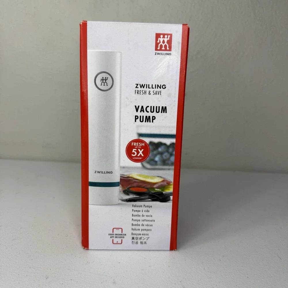 ZWILLING Fresh & Save Vacuum Pump With Charging Cable Model 36801-324
